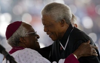 Nelson Mandela et Desmond Tutu